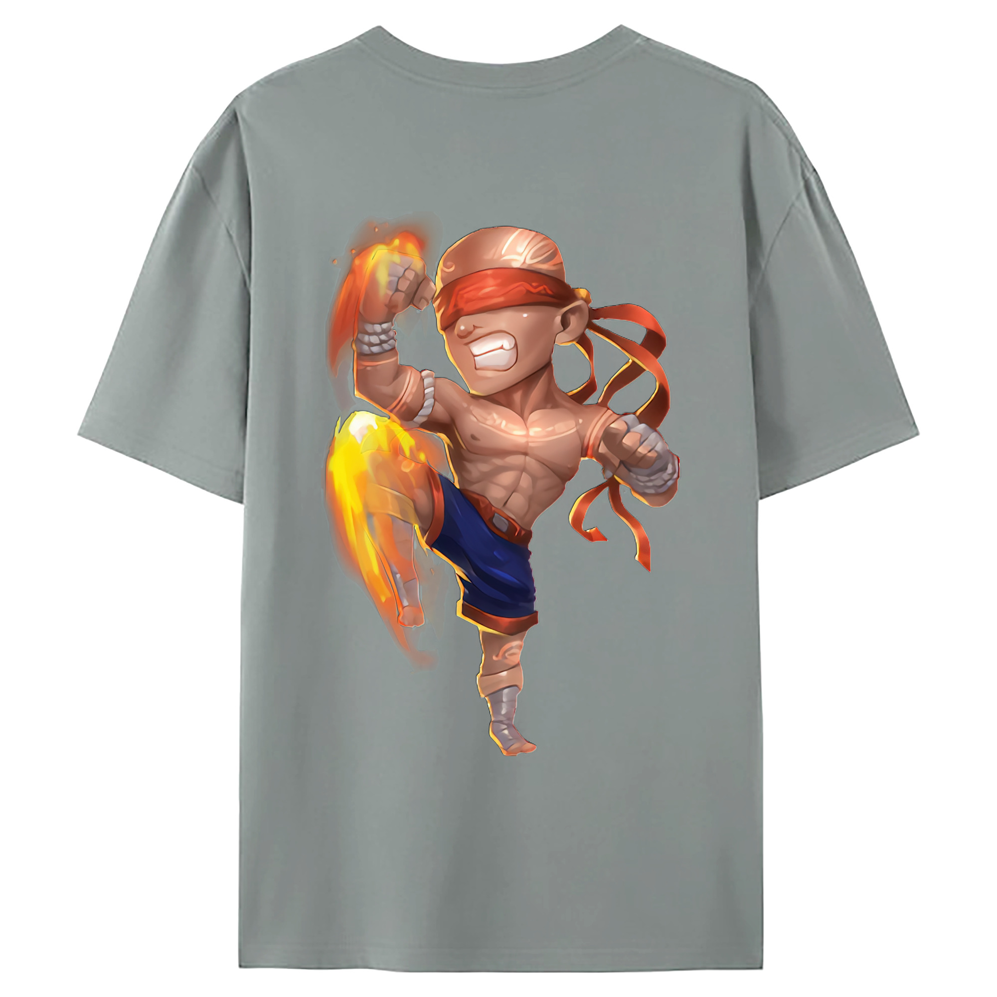 （画像用） リーグ・オブ・レジェンド League of Legends LOL 綿100％ メンズ半袖Tシャツ（バックプリント） 通気性